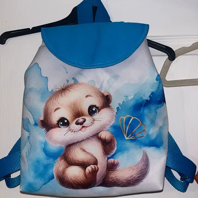 Sac à dos loutre bleu 